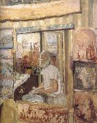 Edouard Vuillard In the mirror of herself painting